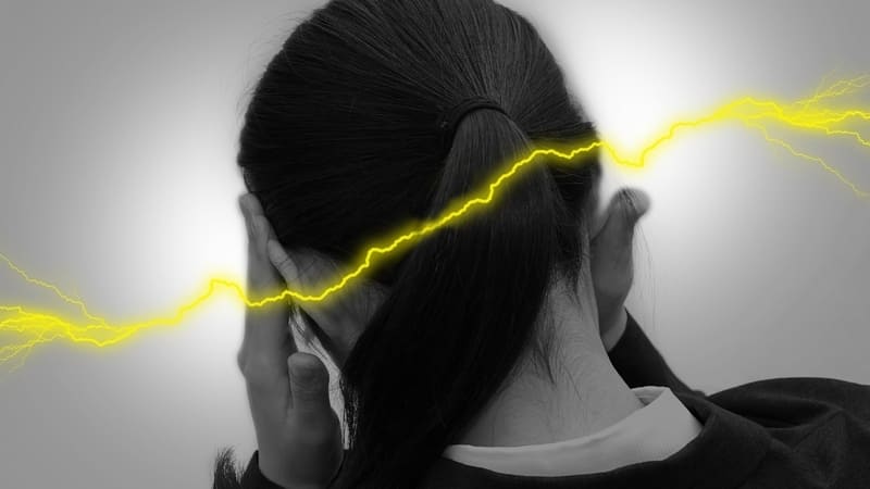 危険な頭痛のイメージ
