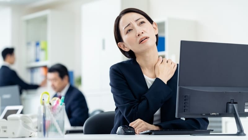 肩こりによる仕事の生産性低下